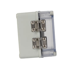 Twin Eagle Imports Junction Box ABS IP66 Clear Lid Hinge Junction Box 80 x 110 x 85mm