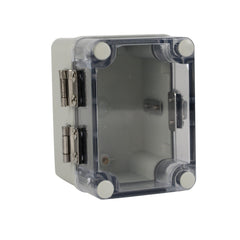Twin Eagle Imports Junction Box ABS IP66 Clear Lid Hinge Junction Box 80 x 110 x 85mm