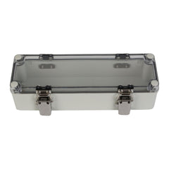 Twin Eagle Imports Junction Box ABS IP66 Clear Lid Hinge Junction Box 80 x 250 x 70mm