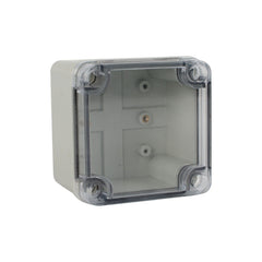 Twin Eagle Imports Junction Box ABS IP66 Clear Lid Junction Box 100 x 100 x 75mm