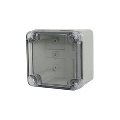 Twin Eagle Imports Junction Box ABS IP66 Clear Lid Junction Box 100 x 100 x 75mm