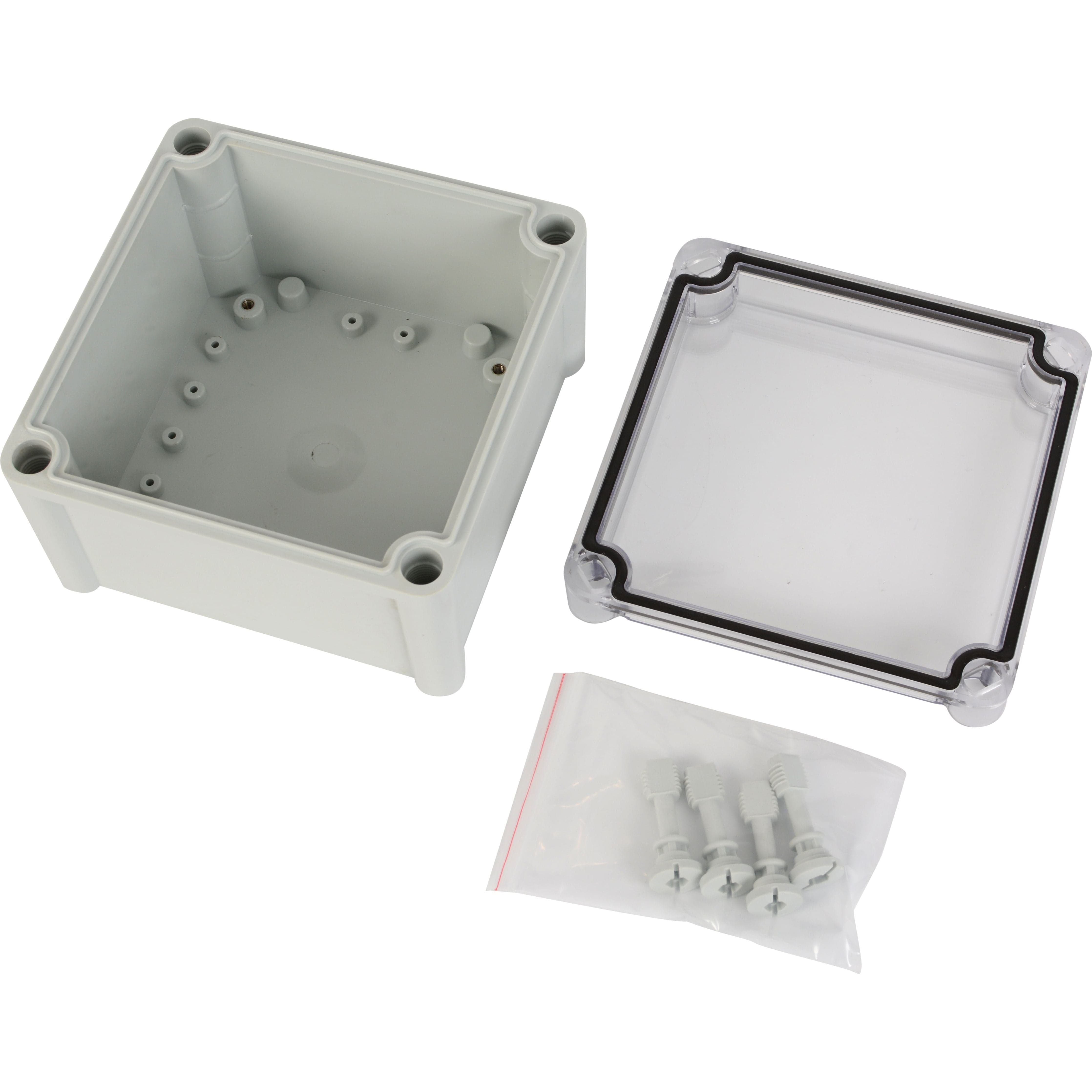 Twin Eagle Imports Junction Box ABS IP66 Clear Lid Junction Box 190 x 190 x 130mm