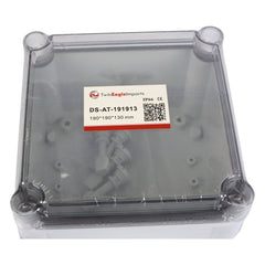 Twin Eagle Imports Junction Box ABS IP66 Clear Lid Junction Box 190 x 190 x 130mm