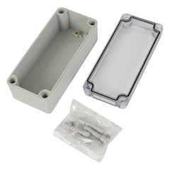 Twin Eagle Imports Junction Box ABS IP66 Clear Lid Junction Box 80 x 180 x 70mm