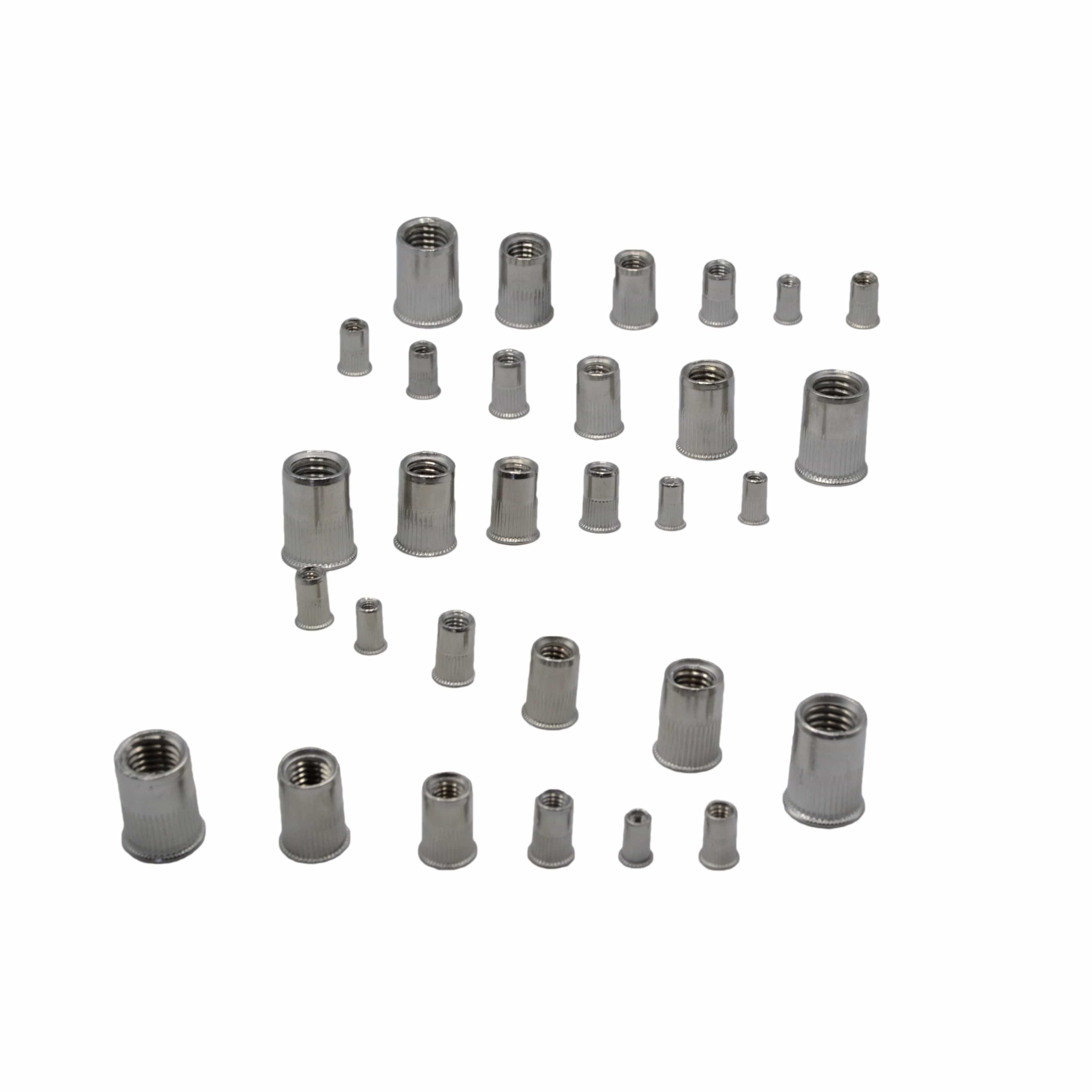Twin Eagle Imports Nutserts 120pc Assorted Small Flange Stainless Steel Nutsert Grab Kit - M3 to M10