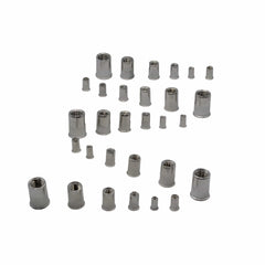Twin Eagle Imports Nutserts 120pc Assorted Small Flange Stainless Steel Nutsert Grab Kit - M3 to M10