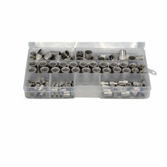 Twin Eagle Imports Nutserts 120pc Assorted Small Flange Stainless Steel Nutsert Grab Kit - M3 to M10