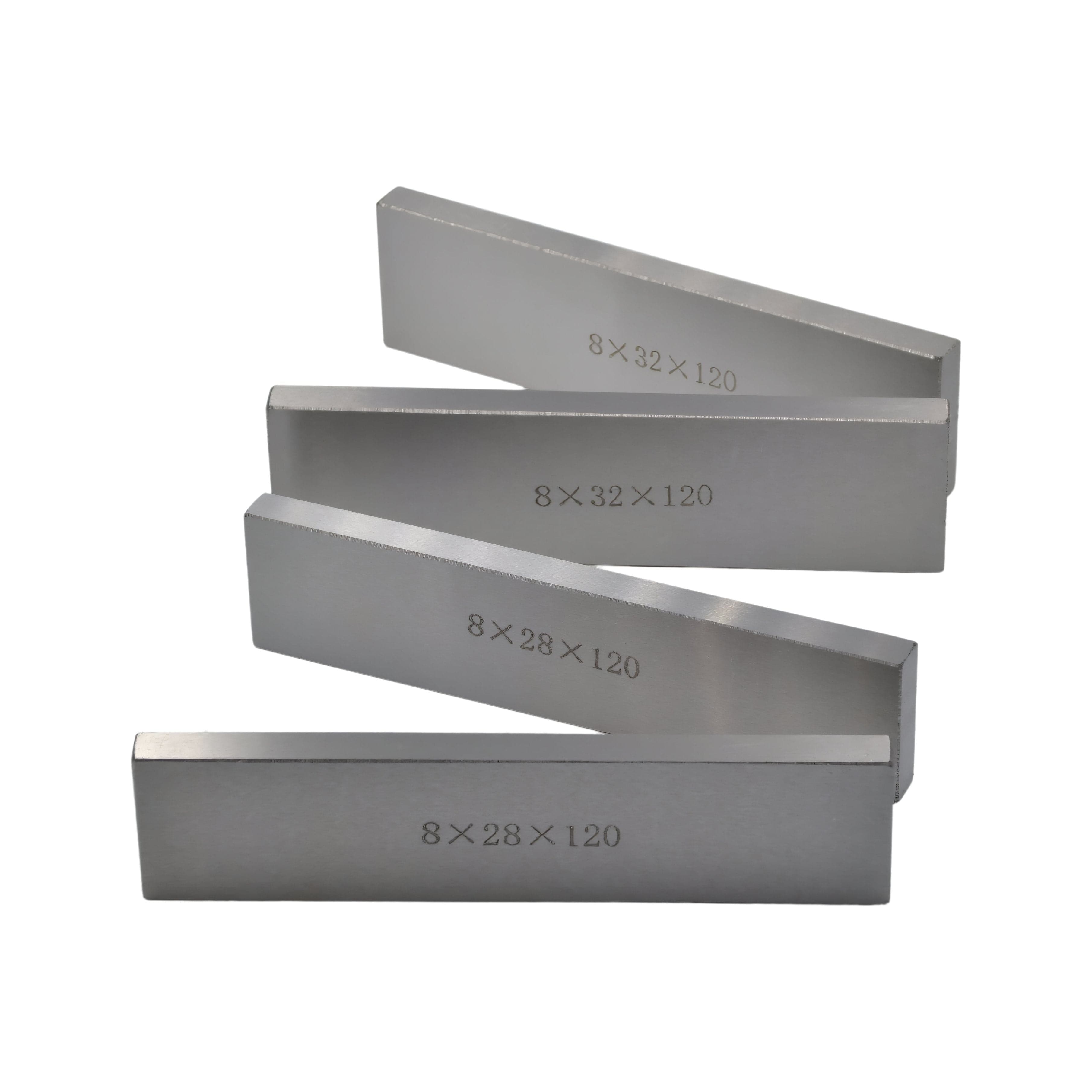 Twin Eagle Imports Parallel Bars 8 Pairs Parallel Steel Gauge Block Set Ground Steel 16 plates 120 mm Long