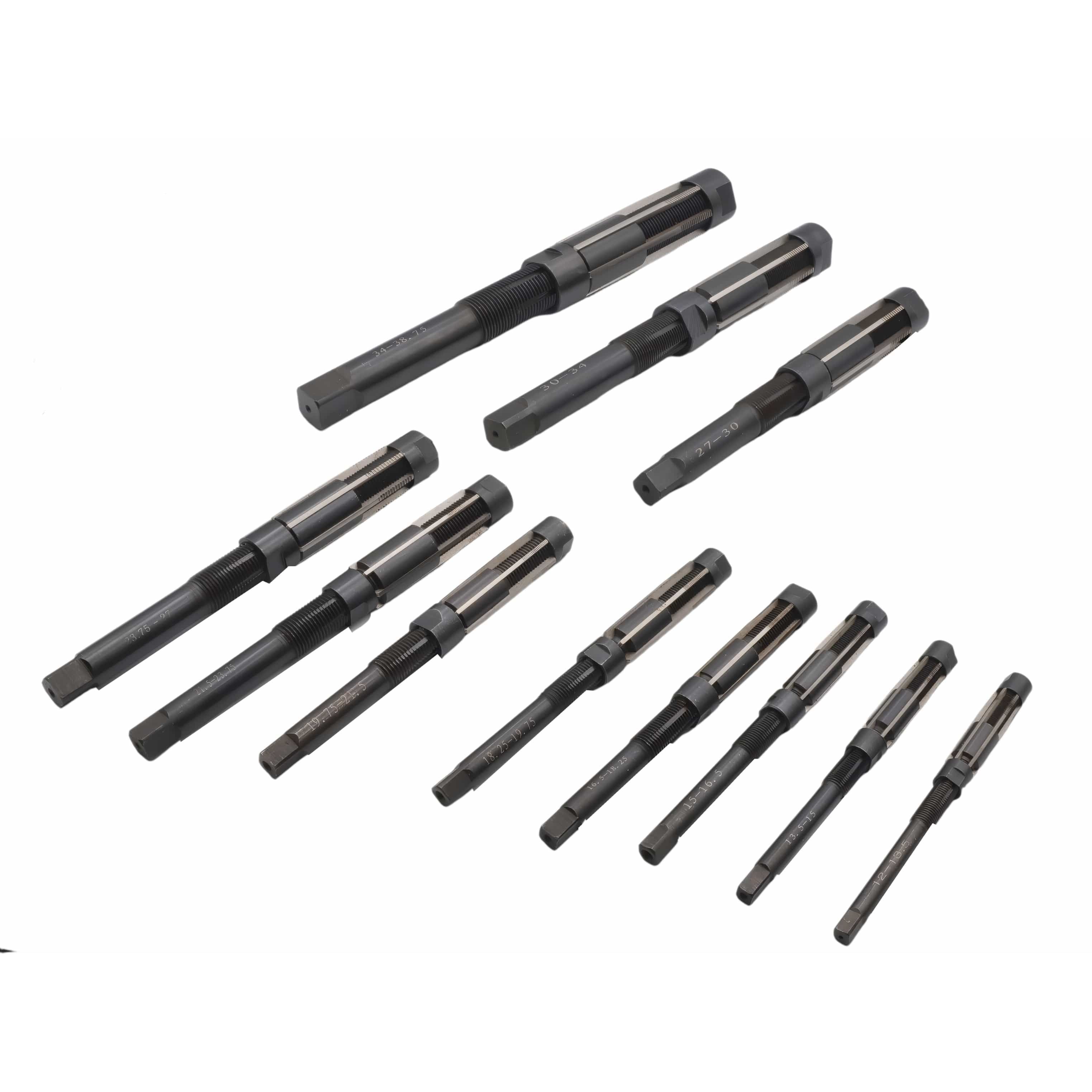 Twin Eagle Imports REAMERS 11 Piece Adjustable Hand Reamer Set 12.0-38.75mm in Wooden Storage Box