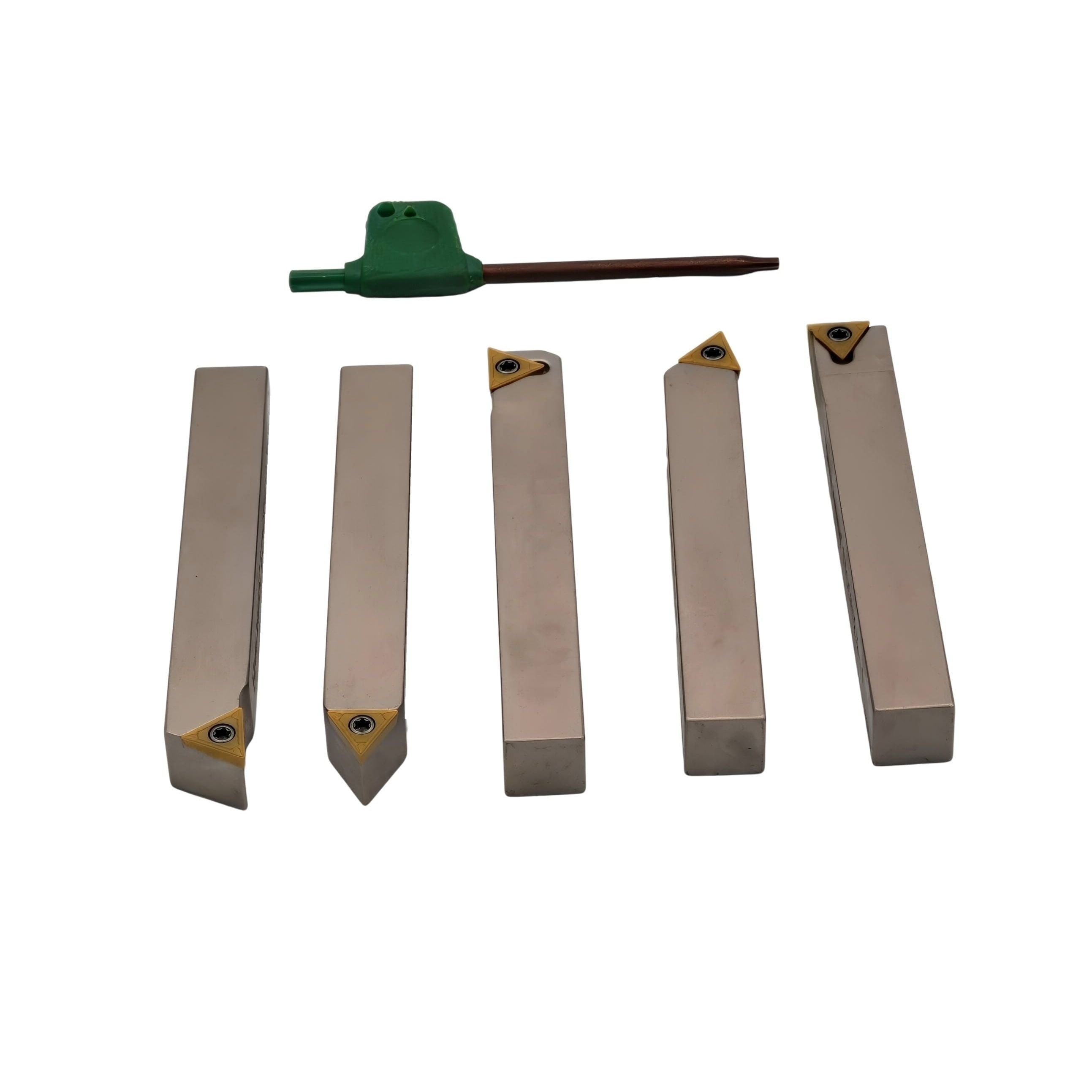 Twin Eagle Imports TOOL HOLDERS 5pc Indexable Turning Tool Holder Set 12mm Shank 11-125-T15