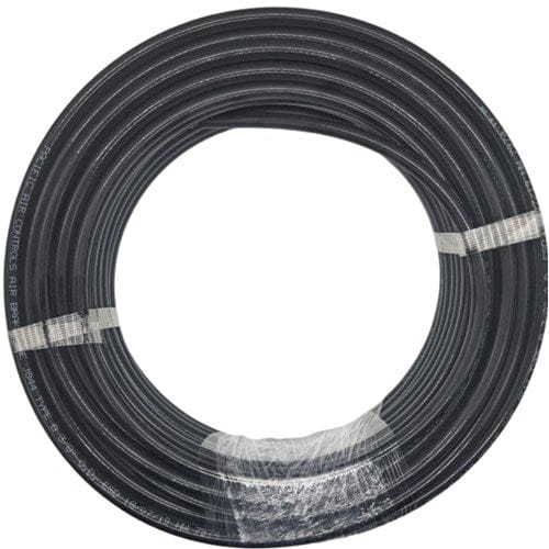 Twin Eagles Air Hose Nylon Air Line Hose Tube 1/4'', One Layer 100m length Black