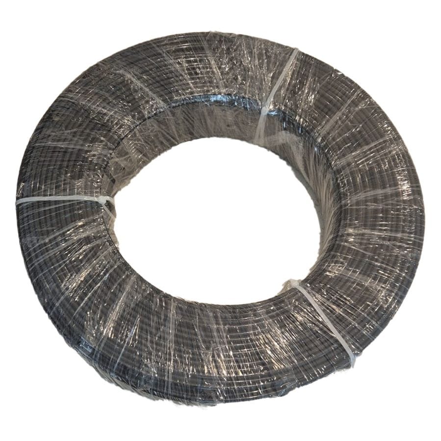 Twin Eagles Air Hose Nylon Air Line Hose Tube 1/4'', One Layer 10m length Black