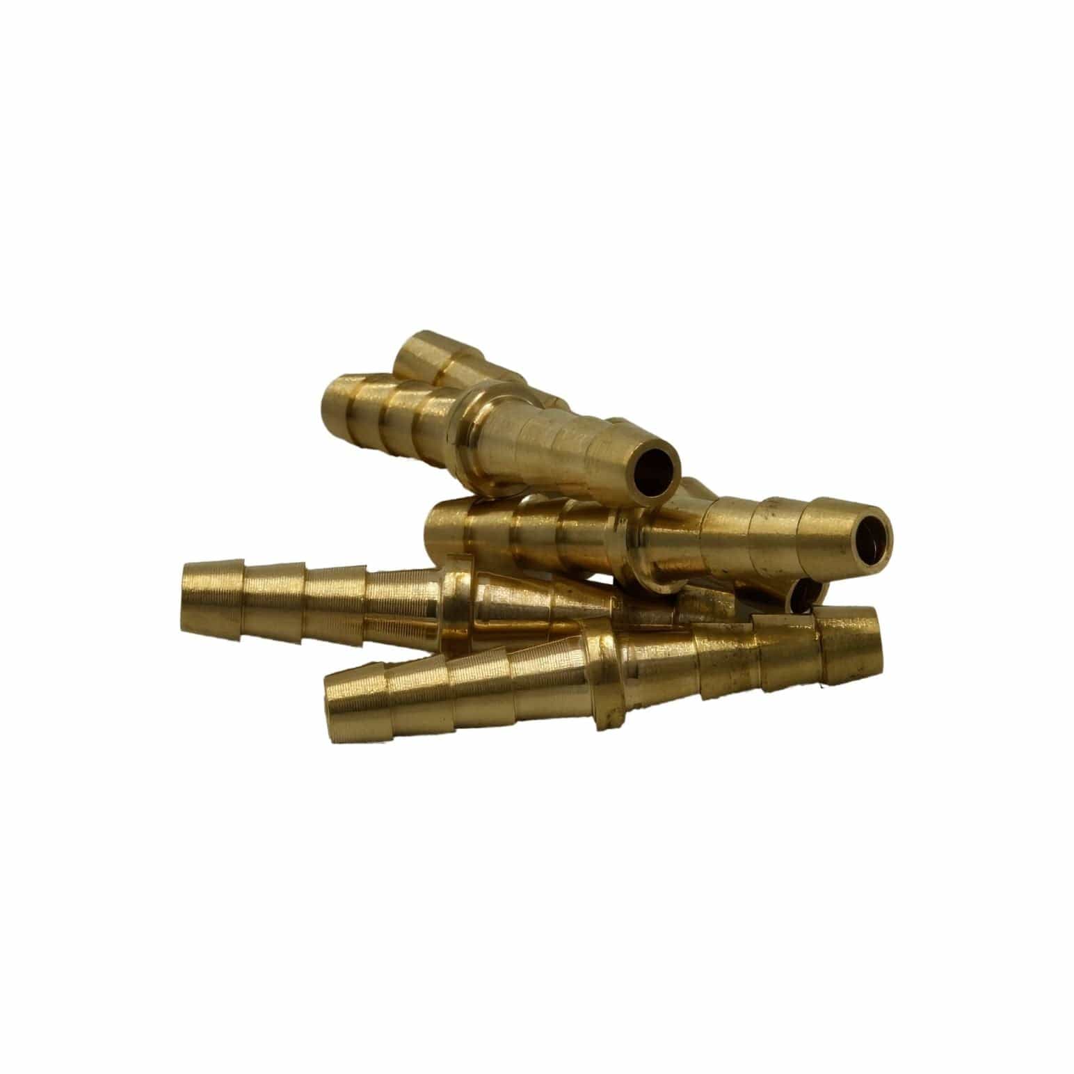 Twin Eagles Brass Connector 3/16" Brass Straight Hose Barb H6 Grab Kit