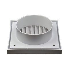 Twin Pack PFL100 Ductsure Ducting Wall Vent : Fixed Louvre - Φ100 - Twin Eagle Imports