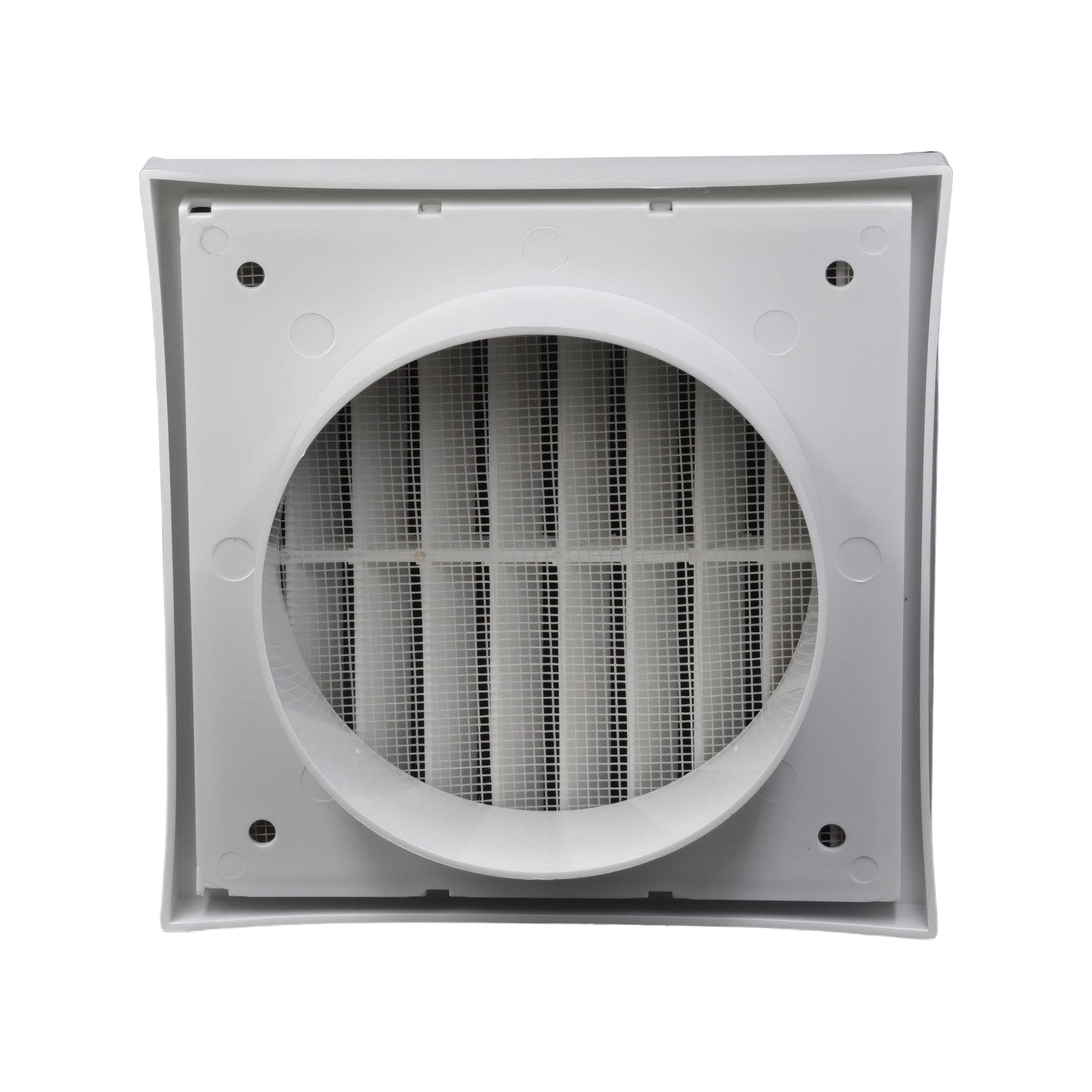 Twin Pack PFL150 Ductsure Ducting Wall Vent : Fixed Louvre - Φ150 - Twin Eagle Imports