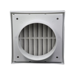 Twin Pack PFL200 Ductsure Ducting Wall Vent : Fixed Louvre - Φ200 - Twin Eagle Imports