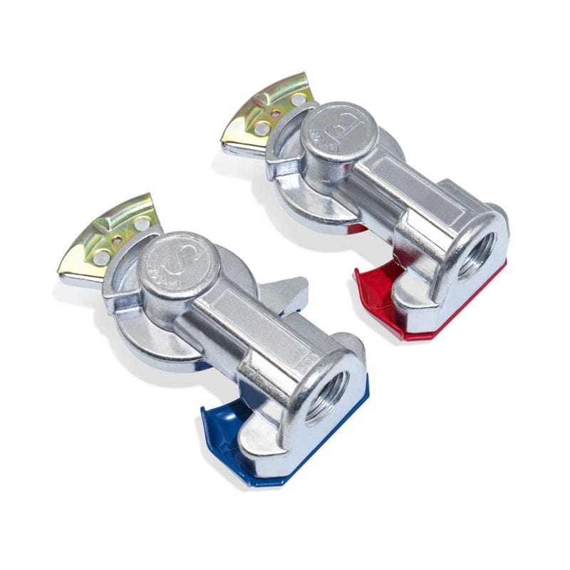 Universal Glad Hands – Pair of Corrosion-Resistant Couplers (Red & Blue) - Twin Eagle Imports