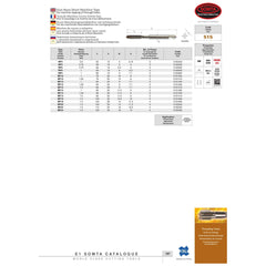 Wallers Industrial Hardware  SOMTA - HSSE-V GUN NOSE TAP METRIC M10 X 1.25 (FINE, STANDARD)