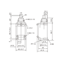 WLD Stainless Steel Pin Plunger Limit Switch - Twin Eagle Imports
