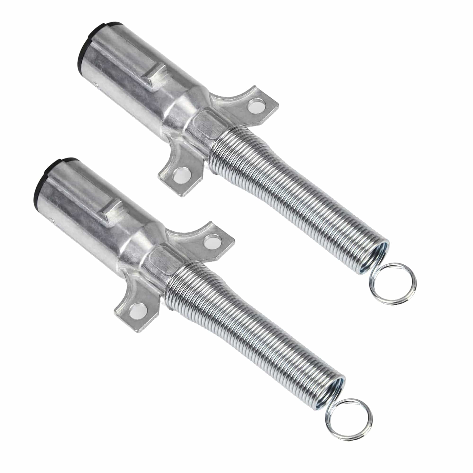 x2 Heavy-Duty 7-Pin Trailer-Side Wiring Harness Connector – 200mm Length - Twin Eagle Imports