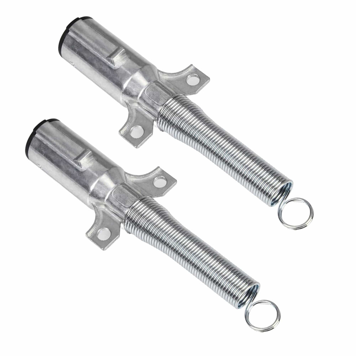 x2 Heavy-Duty 7-Pin Trailer-Side Wiring Harness Connector – 200mm Length - Twin Eagle Imports