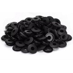 X500 Black Rubber Gladhand Seals Hose Gaskets for Semi Trucks & Trailers - Twin Eagle Imports