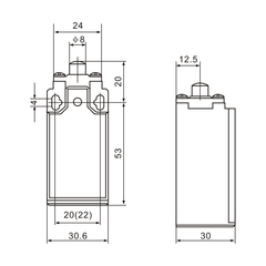 XCK-101 Micro Plunger Limit Switch - Twin Eagle Imports