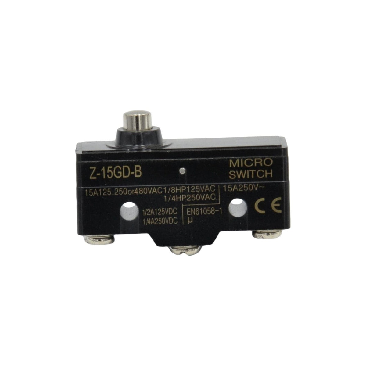 Z-15GD-B. Short Spring Plunger SPDT 15 A - Twin Eagle Imports