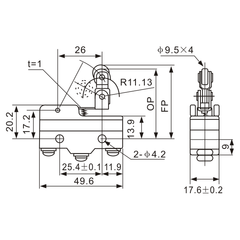 Z-15GW2277-B Screw-Action Micro Limit Switch - Twin Eagle Imports