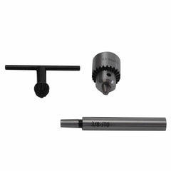 0.3-4mm JT0 Keyed Drill Chuck with 3/8" Straight Shank Arbor - Twin Eagle Imports