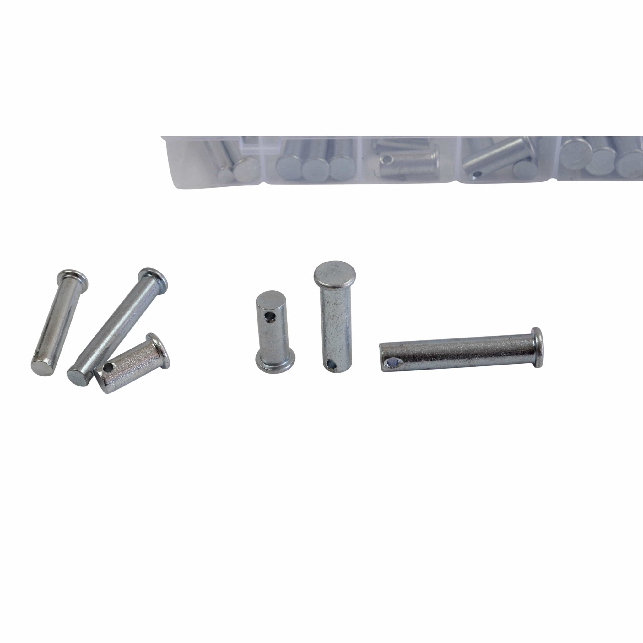 112pc Metric Clevis Pins and R Pin Grab Kit - Twin Eagle Imports