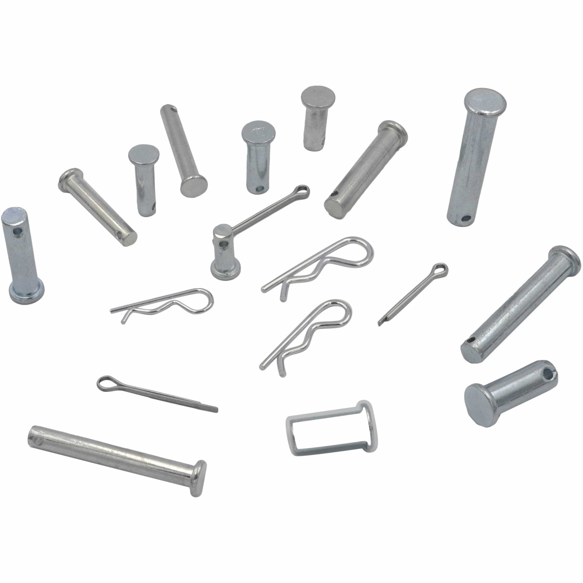 112pc Metric Clevis Pins and R Pin Grab Kit - Twin Eagle Imports