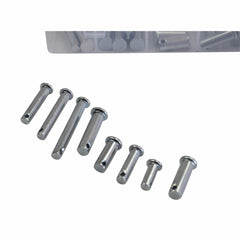 112pc Metric Clevis Pins and R Pin Grab Kit - Twin Eagle Imports