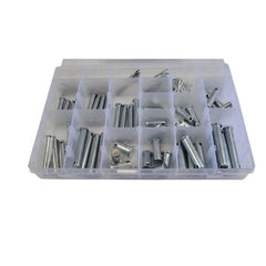 112pc Metric Clevis Pins and R Pin Grab Kit - Twin Eagle Imports