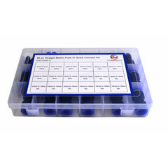 118pc Pneumatic Push in Air Line Hose Joiner Grab Kits Assortmentt - Twin Eagle Imports