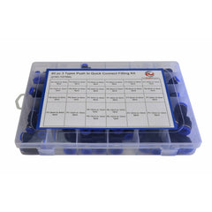 118pc Pneumatic Push in Air Line Hose Joiner Grab Kits Assortmentt - Twin Eagle Imports