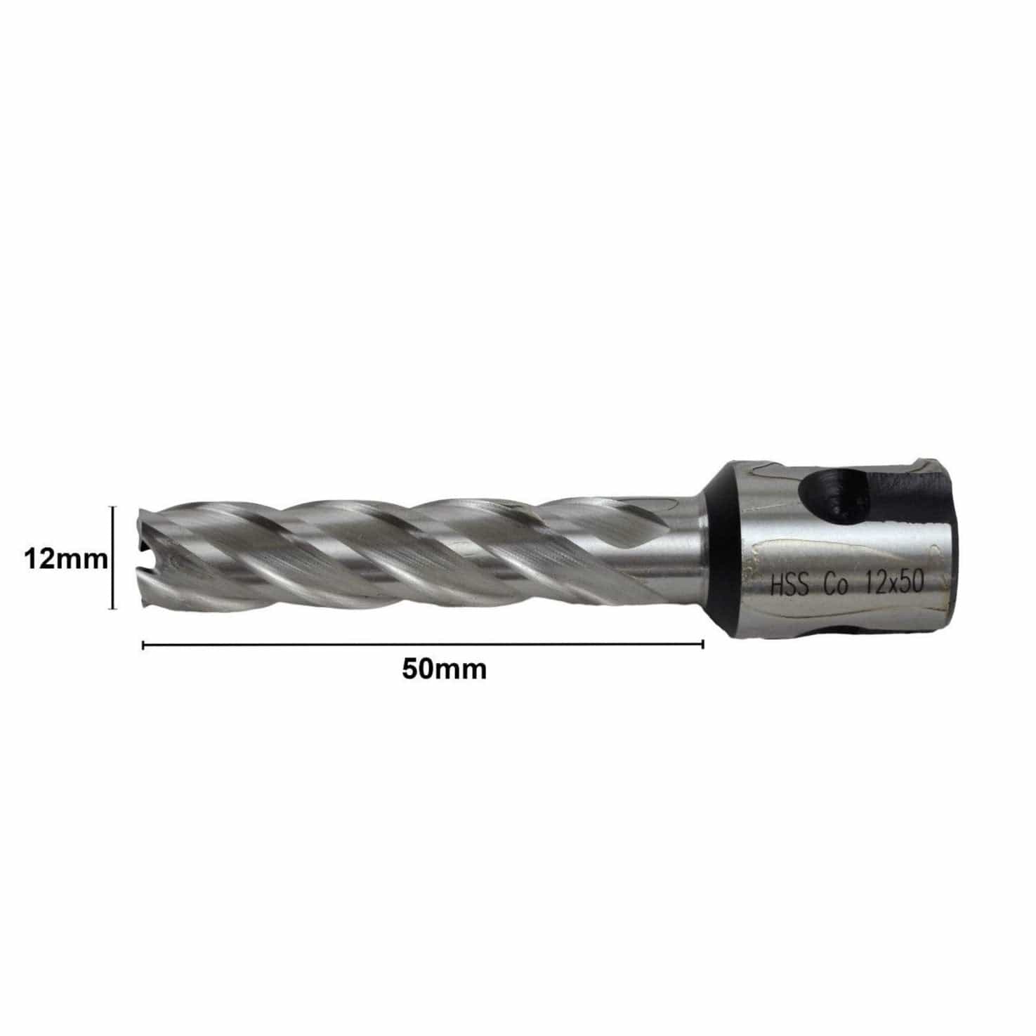 12 x 50mm D.O.C HSS 3/4" Universal Shank Annular Cutter - Twin Eagle Imports