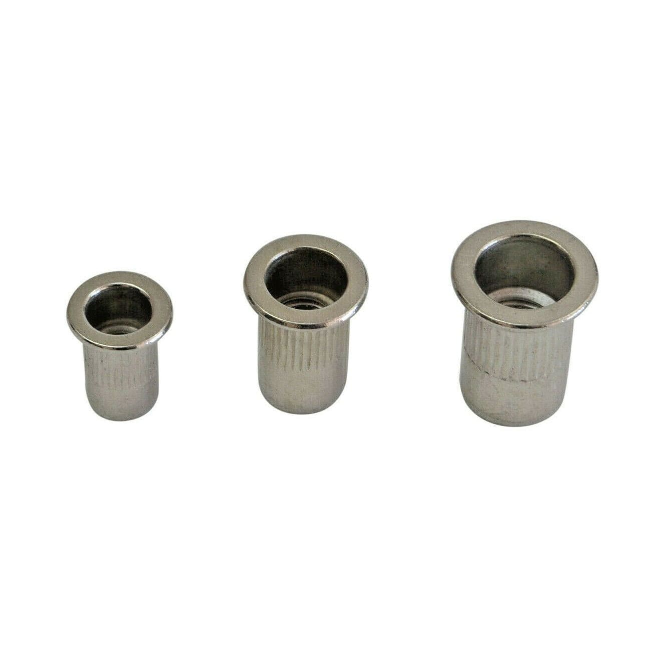 120pc 304 Stainless Steel Metric Nutserts Grab Kit Assortment - Twin Eagle Imports