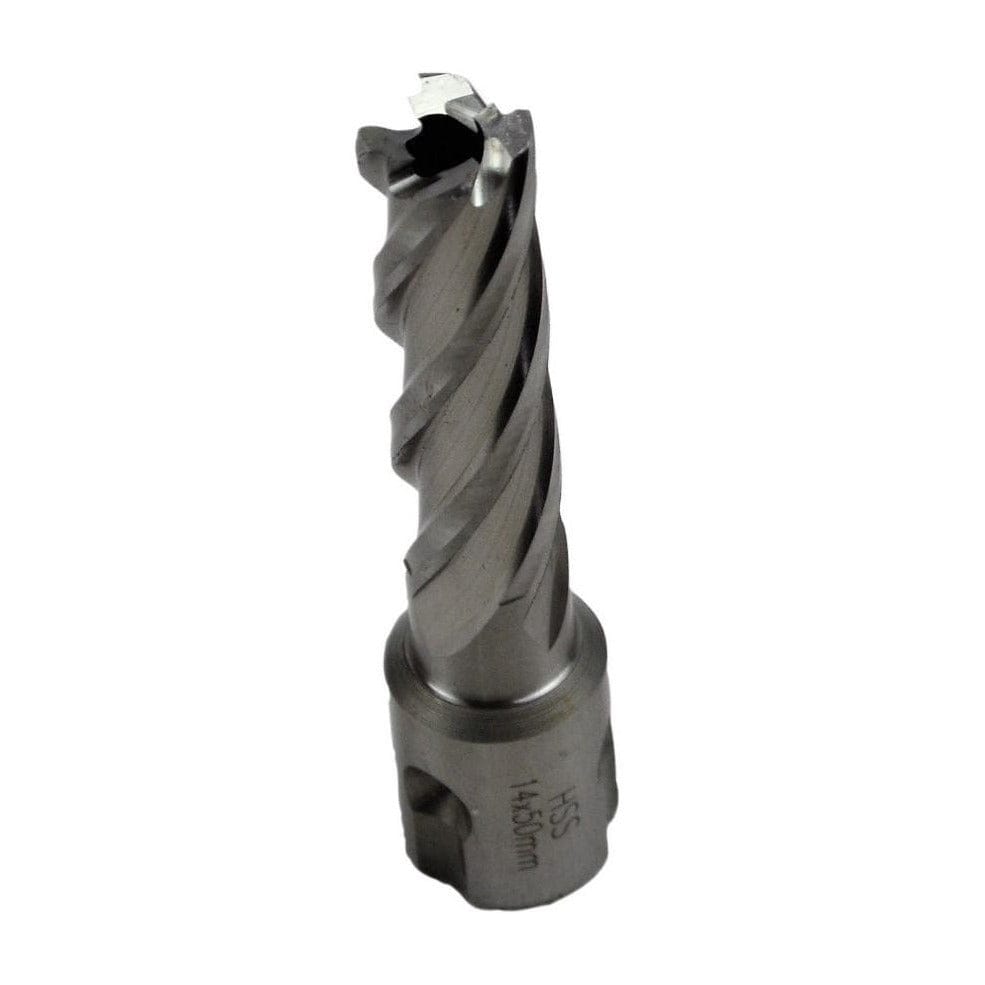 14 x 50mm D.O.C HSS Weldon Shank Annular Cutter - Twin Eagle Imports
