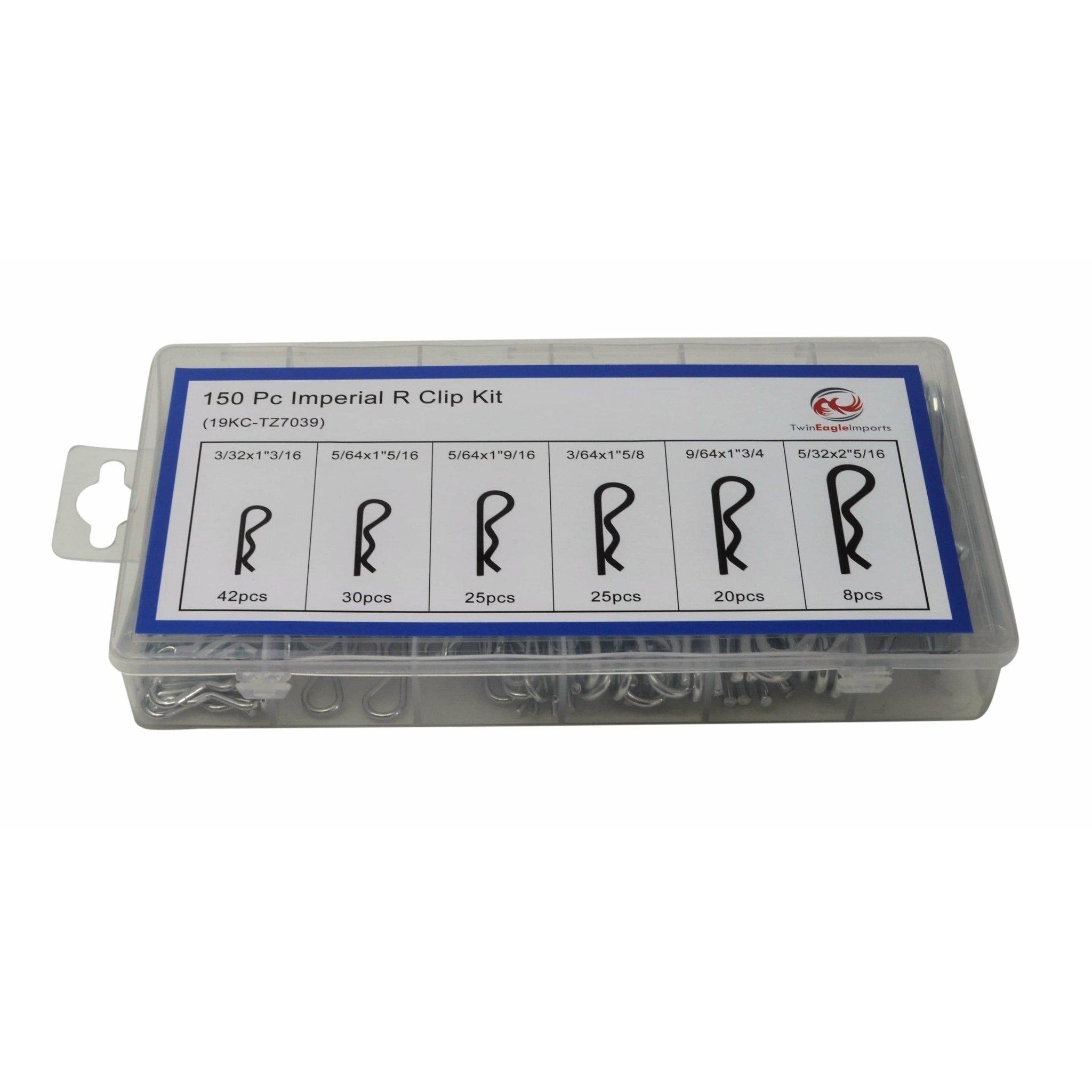 150pc Imperial R pin Clips Grab Kit - Twin Eagle Imports