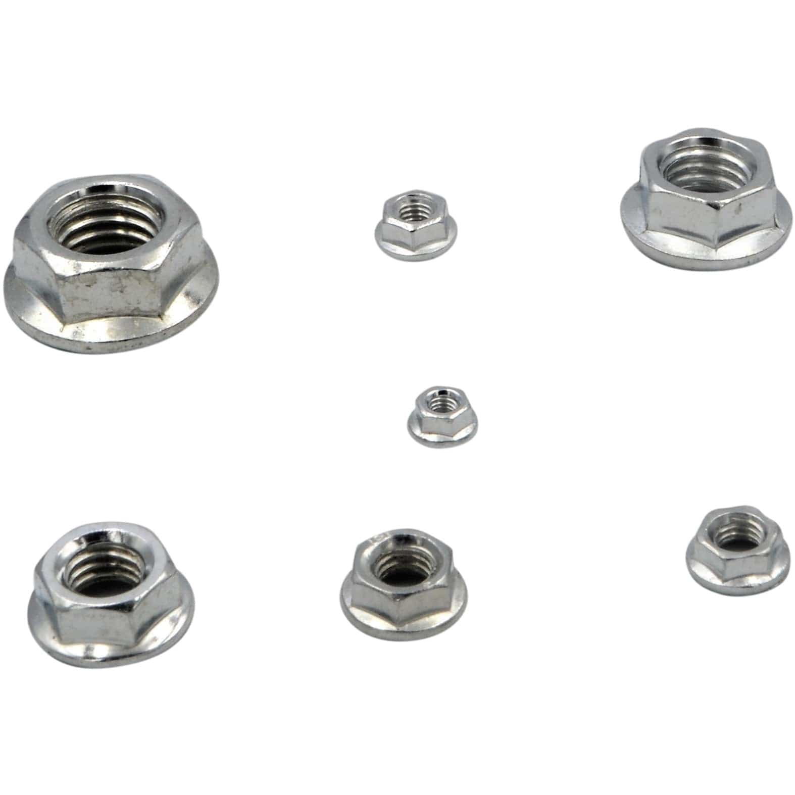 150pc Steel Metric Flange Nuts Grab Kit Assortment - Twin Eagle Imports