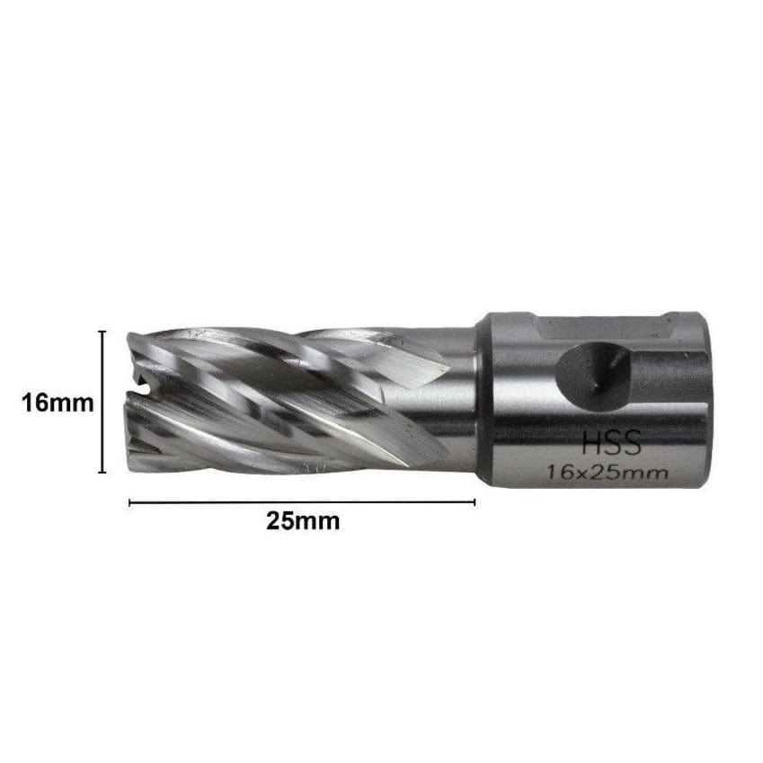 16 x 25mm D.O.C HSS 3/4" Universal Shank Annular Cutter - Twin Eagle Imports