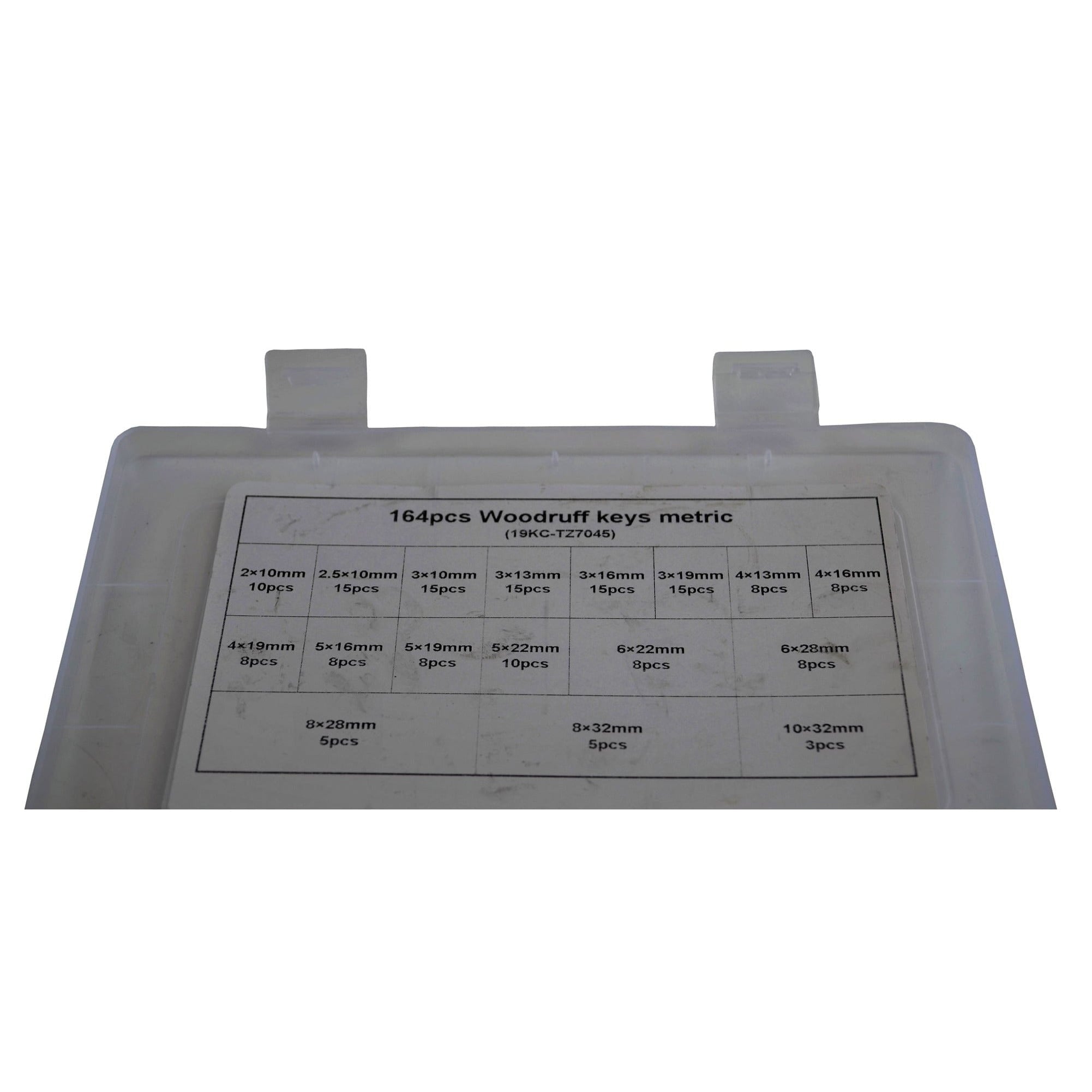 164pc Metric Woodruff Keys Grab Kit - Twin Eagle Imports