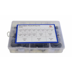 164pc Metric Woodruff Keys Grab Kit - Twin Eagle Imports