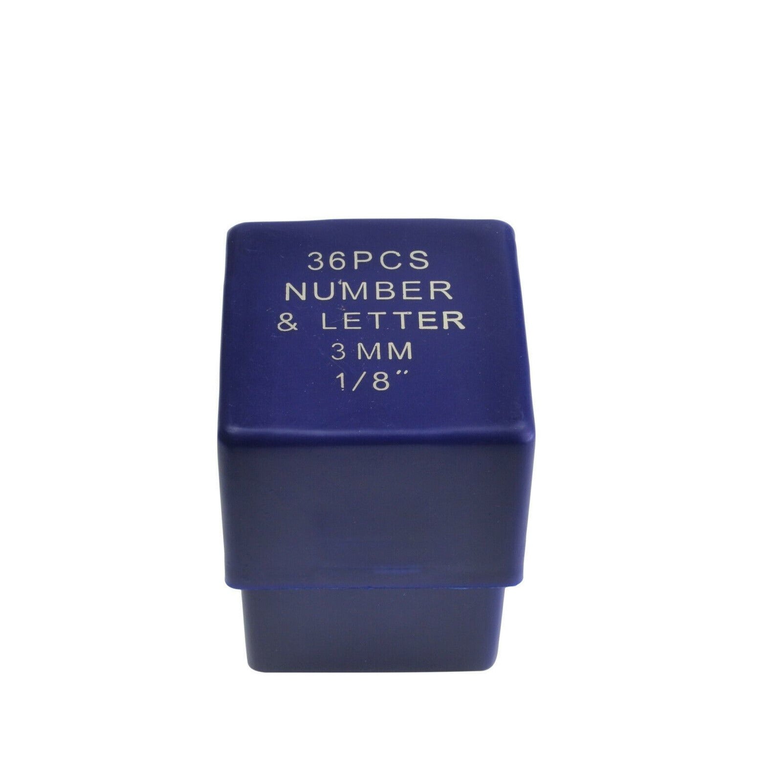 36pc x 3 mm or 1/8 Letter & number stamp punch (A-Z & 0-9)