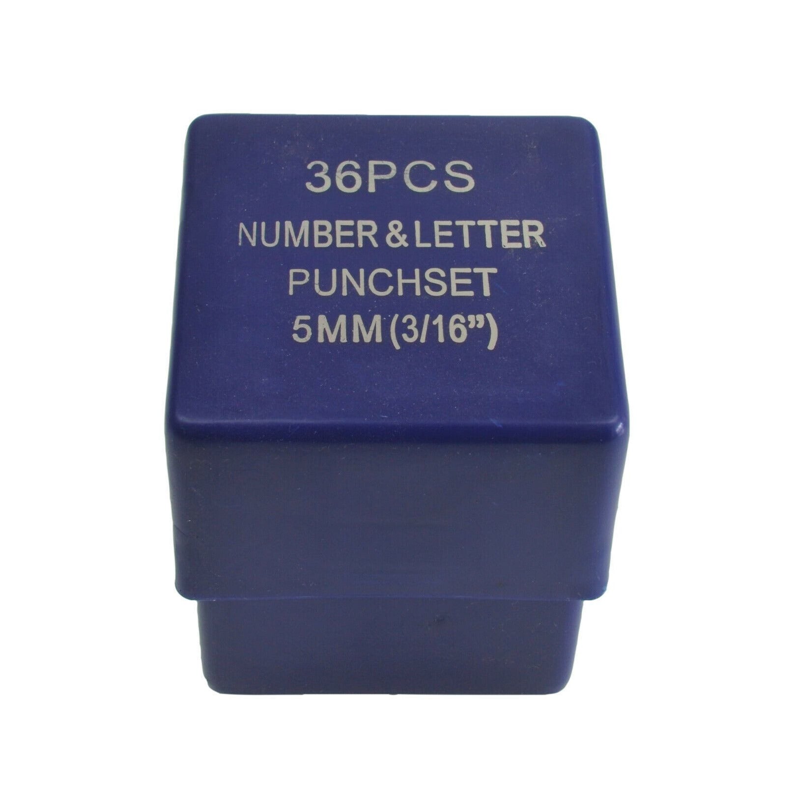 36pc x 5 mm or 3/16" Letter & number stamp punch (A-Z & 0-9)