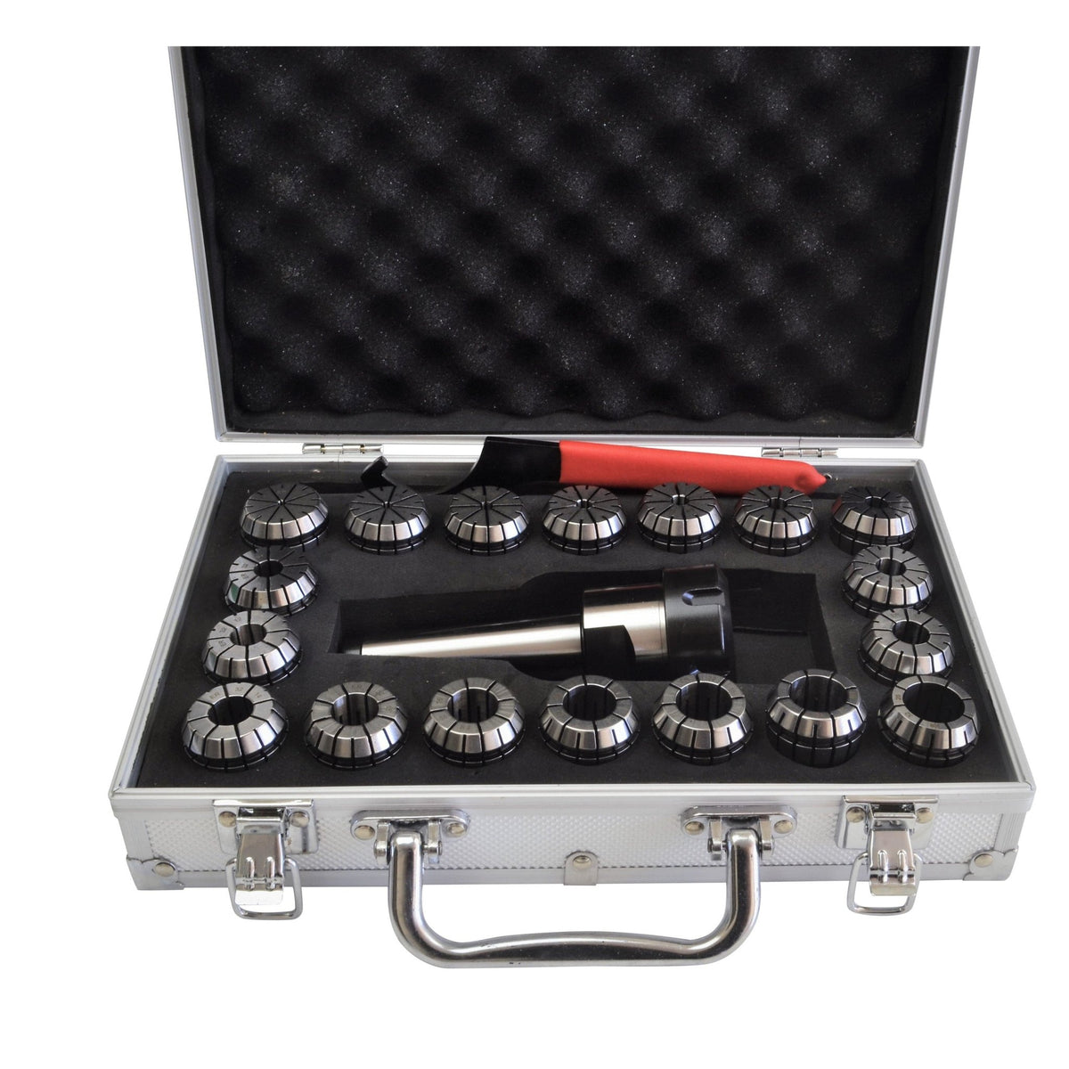18 pc collets 3-20mm ER32 MT3 Precision Milling Collet Set - Twin Eagle Imports