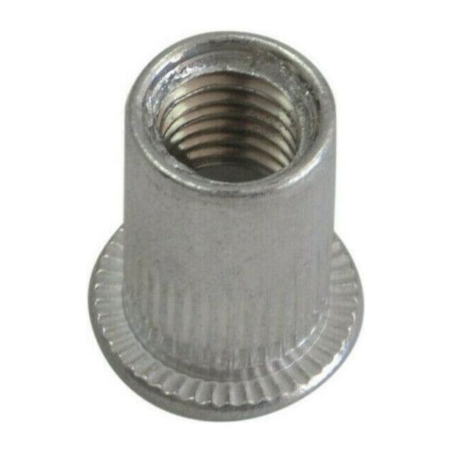 Aluminium Nutserts 100 piece Rivet Nuts Flange Rivnuts Nutsert M3 4 5 6 8