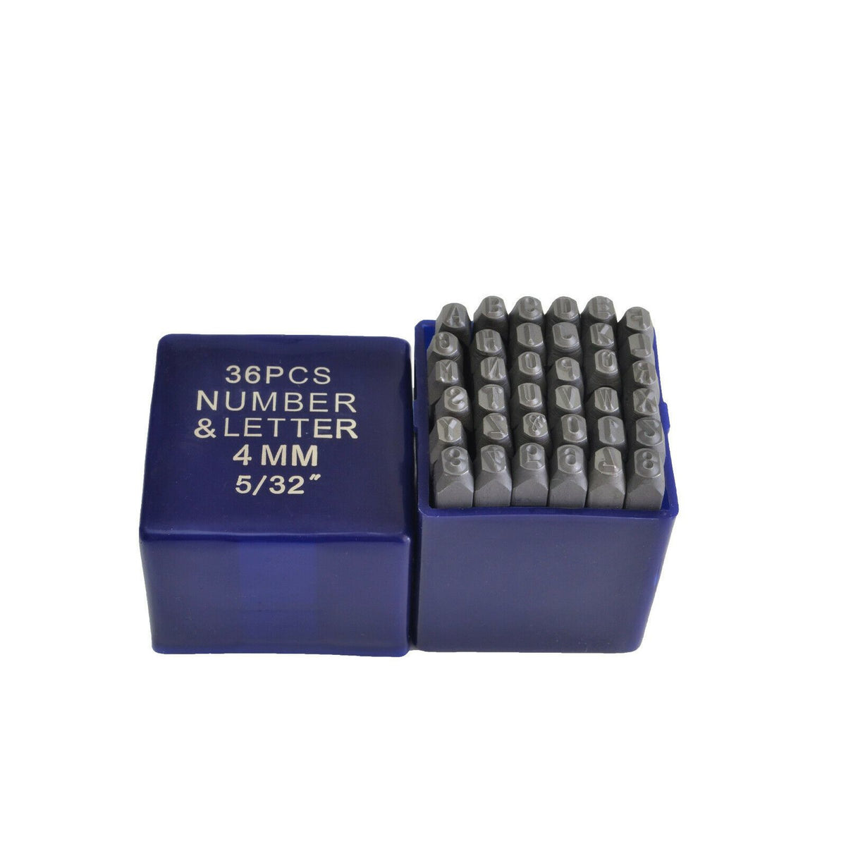 36pc x 4 mm or 5/32 Letter & number stamp punch (A-Z & 0-9)