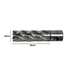 20 x 50mm D.O.C HSS 3/4" Universal Shank Annular Cutter - Twin Eagle Imports